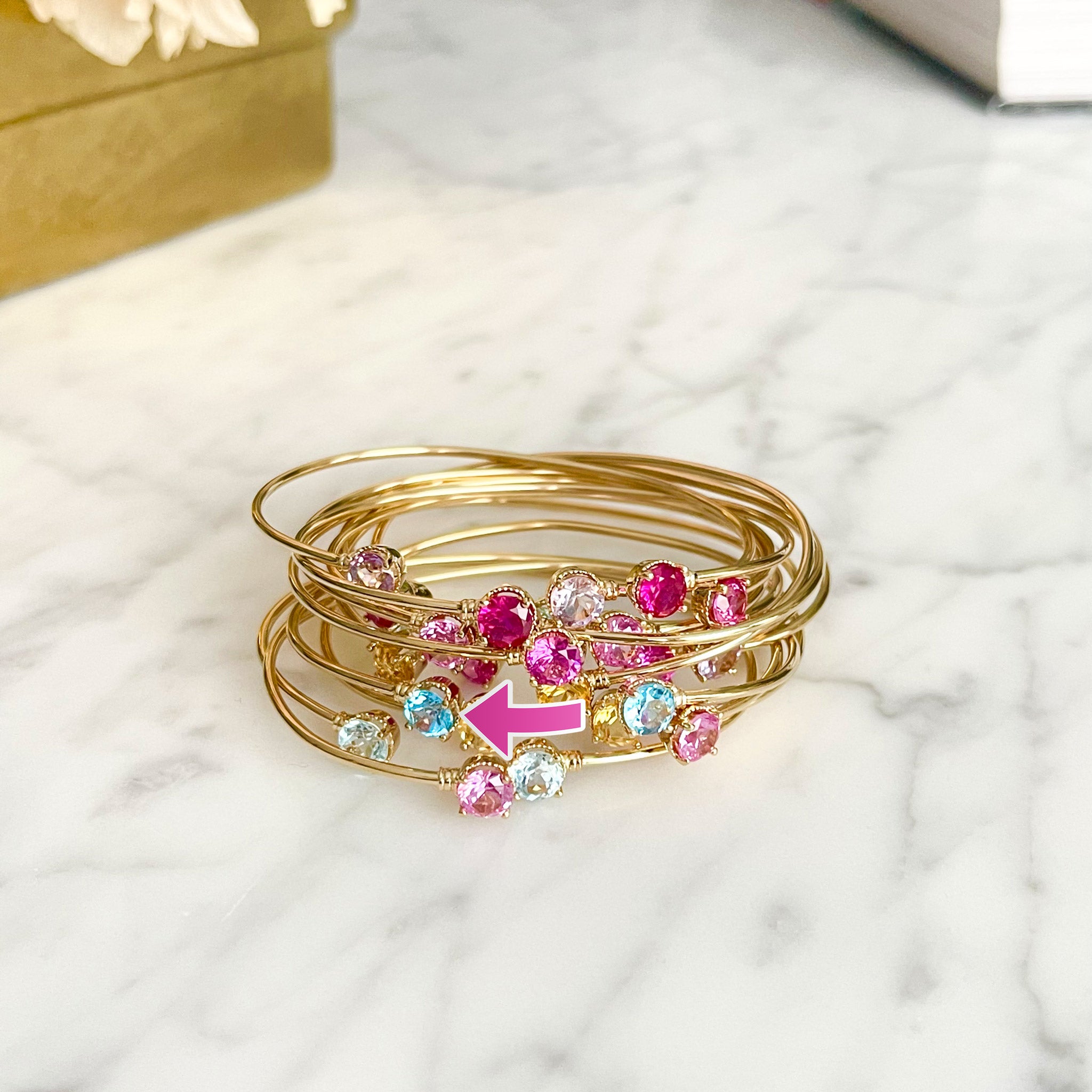 SOLD OUT FOR NOW! Mini Magic Bracelets With Rare Gemstones- Each