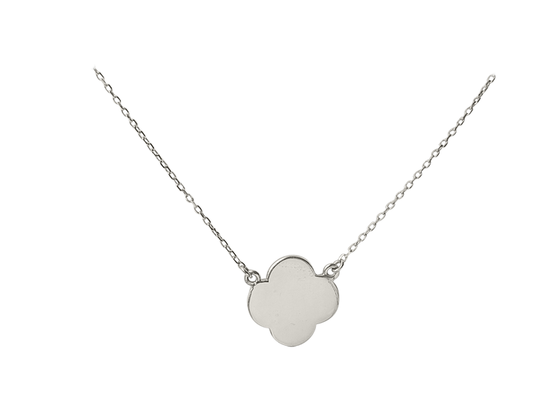 Lucky four leaf clover necklace on sale