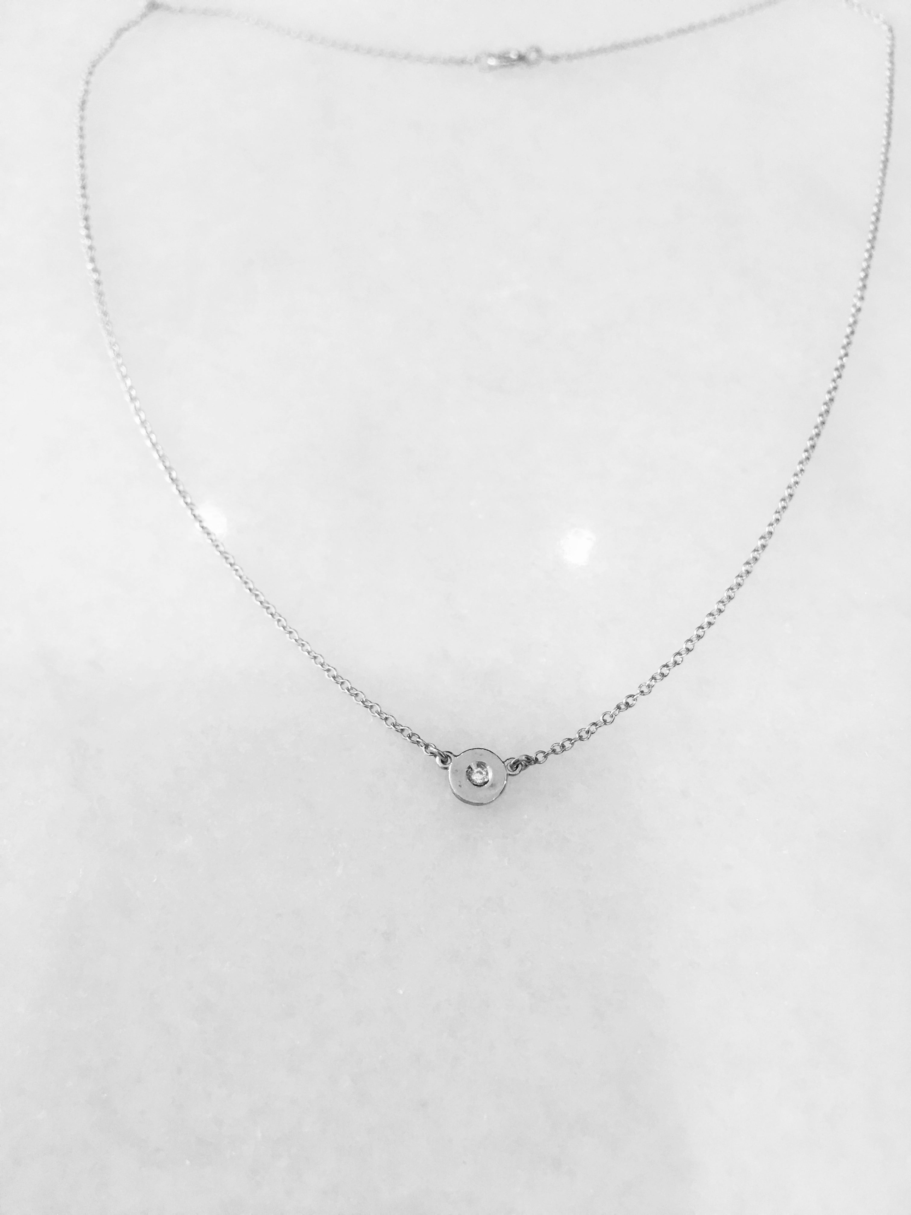 White gold friendship necklaces hot sale