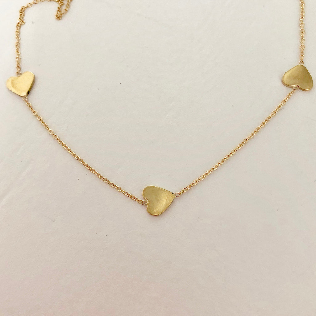 Follow Your Heart Necklace - Solid Gold