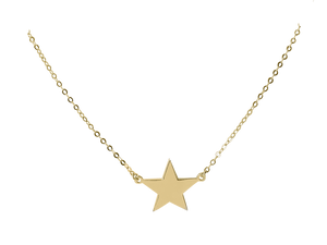 You're a Star Necklace - Solid Yellow, White or Pink Gold