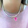 Pearl Necklace to Choker. Adjusts from 14-16 inches