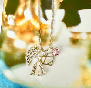 The Limitless Necklace by Max Alexander — Wing, Heart & Dress