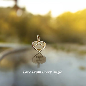 Love From Every Angle Heart Charm