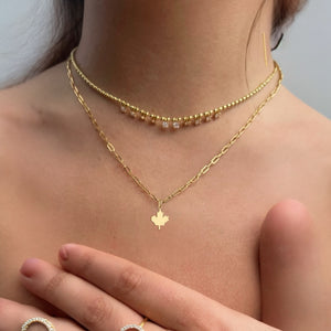 Maple Leaf Charm or Necklace Solid Gold