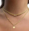 Maple Leaf Charm or Necklace Solid Gold