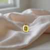 Enamel Rectangle Charm - Yellow