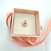 Enamel Heart Charm - Baby Pink