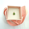 Enamel Circle Charm- Green