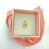 Enamel Rectangle Charm - Yellow