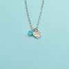 Swiss Blue Topaz Charm