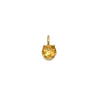 Yellow Citrine Charm