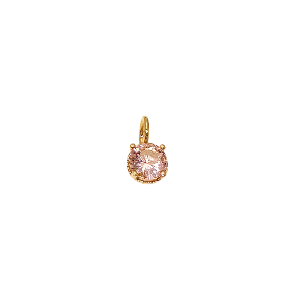 Baby Pink Sapphire Charm