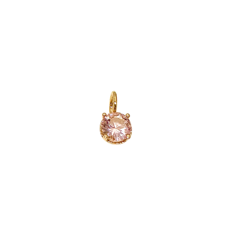 Baby Pink Sapphire Charm