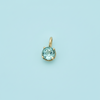 Baby Blue Topaz Charm