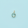 Baby Blue Topaz Charm