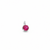 Raspberry Ruby Gemstone Charm