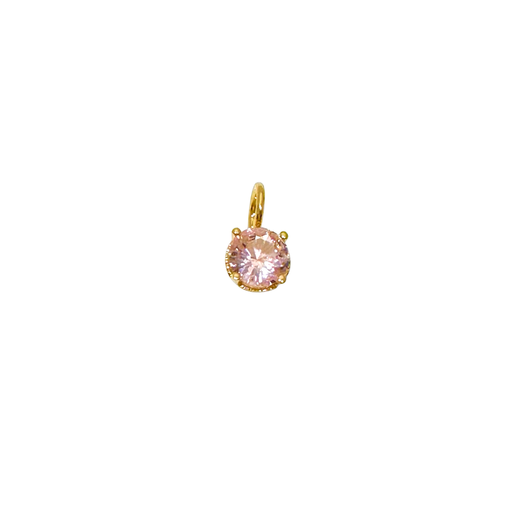 Pink Amethyst Charm