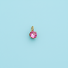Pink Cherry Blossom Sapphire Charm