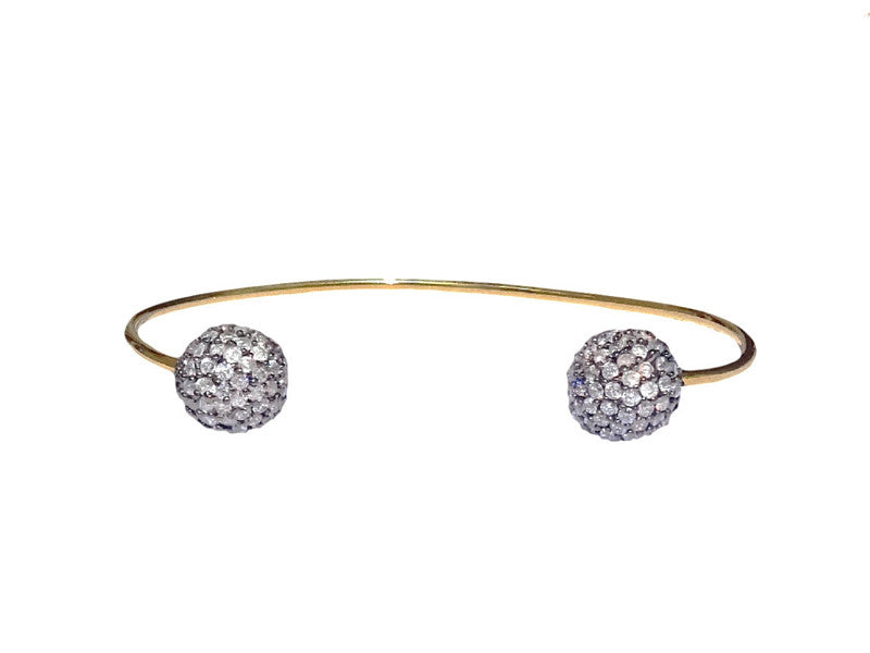 Pave Ball Cuff SOLD OUT
