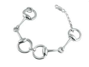 HorseBit Link Bracelet- Sterling Silver