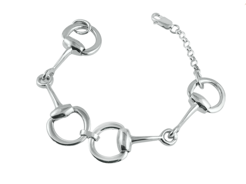 HorseBit Link Bracelet- Sterling Silver – The Right Hand Gal