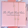 The Meghan Mini Diamond Initial Necklace With a Diamond Bezel
