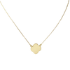 Lucky Clover Necklace - Solid Yellow, White or Pink Gold