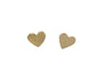 Heart Studs - Solid Gold