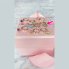 Huggies With Gemstone Dangles- Solid Gold & Sold as a Pair