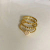 Heart & Soul Rings - Sold Together or Separately- Solid Gold