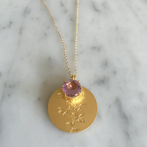 Protected Necklace in Solid Gold