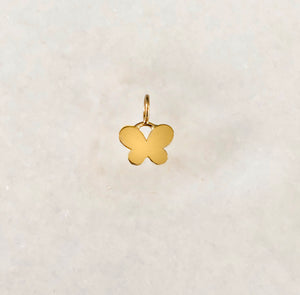 Butterfly Charm In Solid Gold