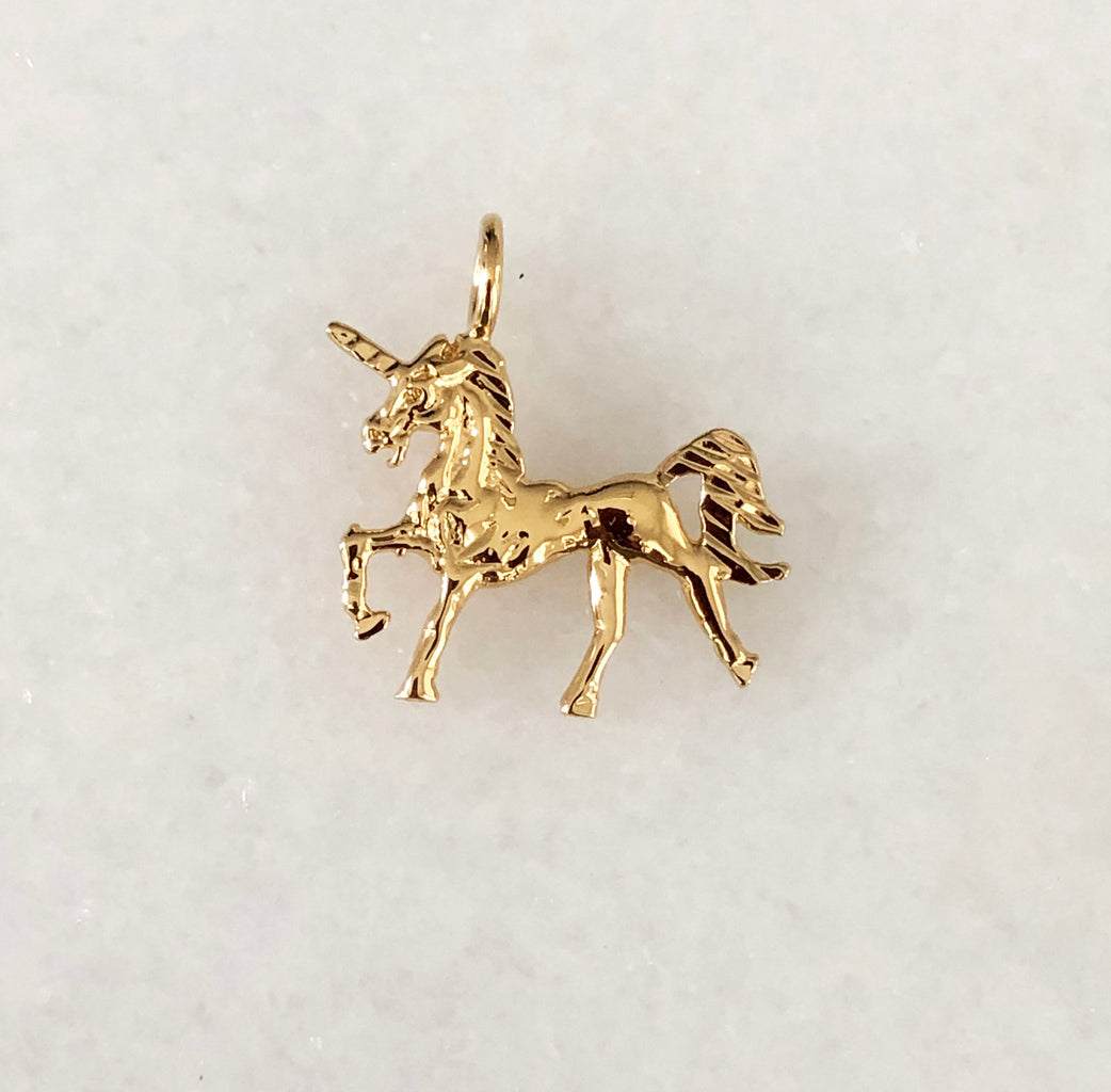 UNICORN CHARM GOLD UNICORN CHARM GOLD