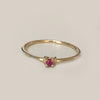 Gemstone Drops Of Jupiter Stackable Rings In Solid Gold