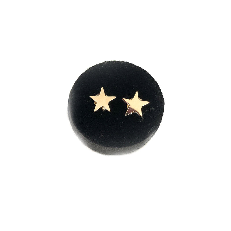 Star Studs - Solid Gold