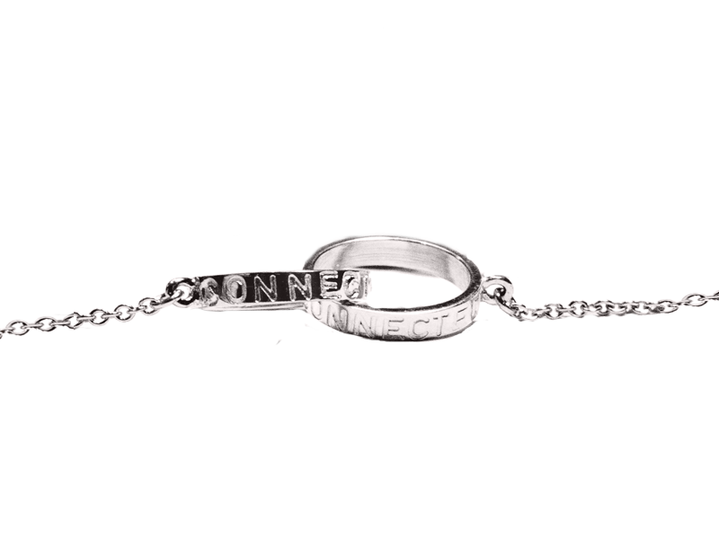 Bracelet "Connecté" - Or Blanc