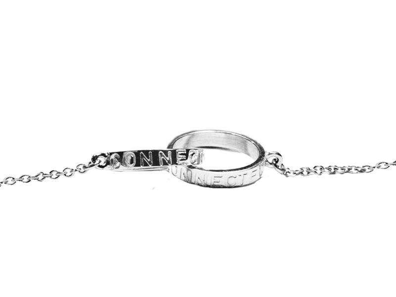 Bracelet "Connecté" - Argent Massif