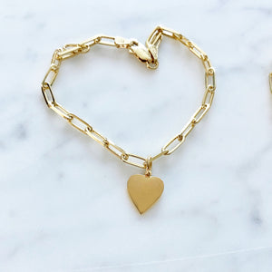 Heart Paperclip Bracelet SOLD OUT!