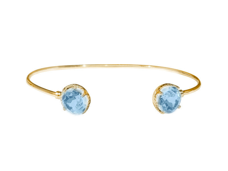 Magic Bracelet -Rare Ocean Blue Topaz