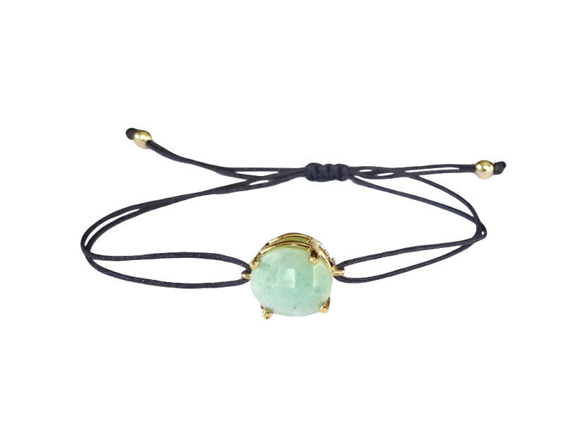 Sold out! Magic Friendship - Green Moonstone & Parisian Silk