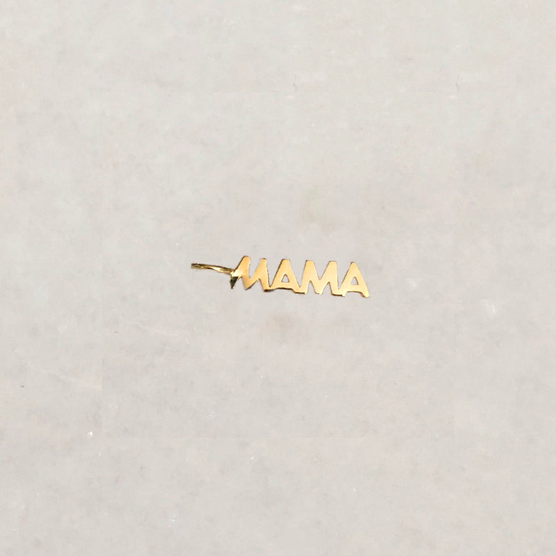 Mama Charm In Solid Gold