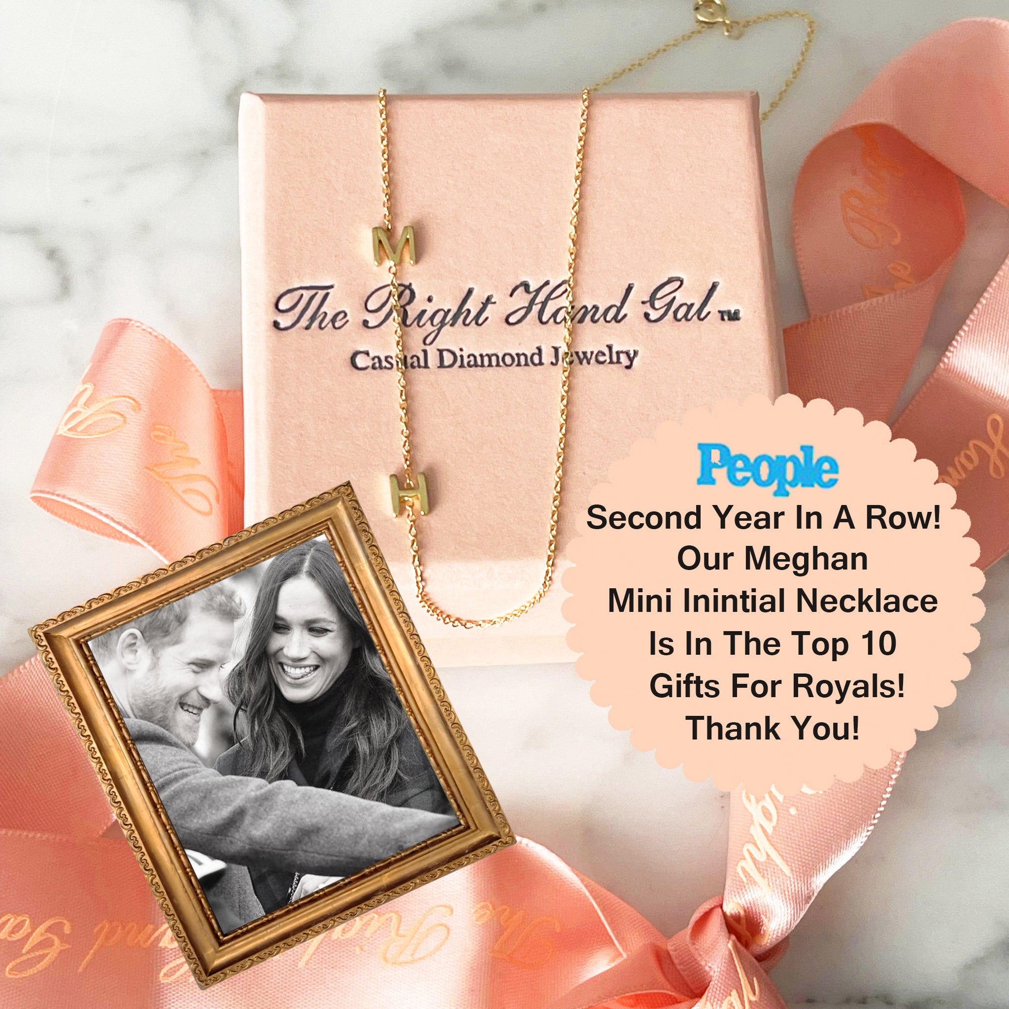 The Meghan Mini Initial Necklace Choose Initials – The Right
