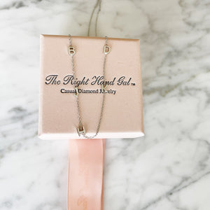 The Meghan Mini Initial Necklace - Choose 5 Initials
