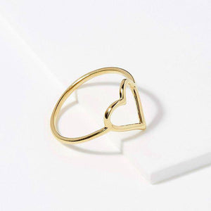 Heart of Gold Ring - Solid Gold