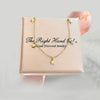 Dangling Stars Necklace - Solid Gold